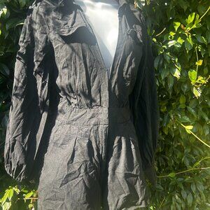 MuurSwagg I'm Faithful Romper- Black